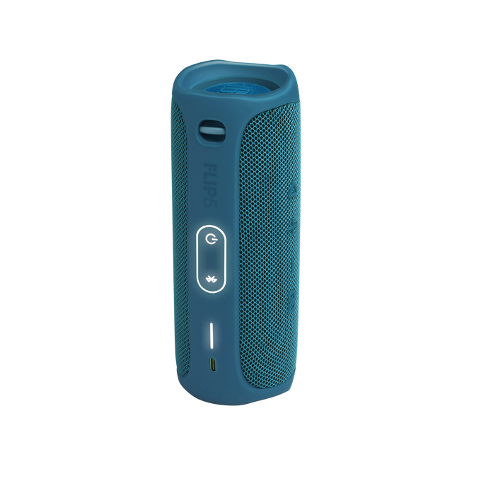 JBL Flip 5 Eco edition - Ocean Blue - Portable Speaker - Eco edition - Back image number null