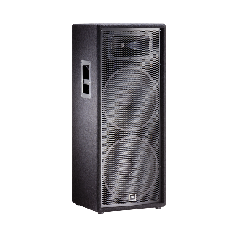 JBL JRX225 - Black - Dual 15" Two-Way Sound Reinforcement Loudspeaker System - Hero image number null