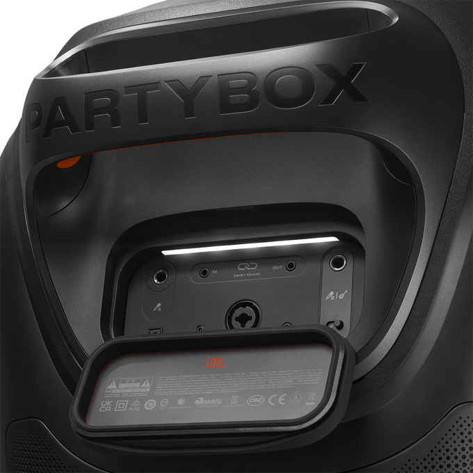 JBL PartyBox Ultimate 2 - Black - The loudest and fiercest party speaker with 1500 watts of JBL legendary sound and a full-panel immersive lightshow - Detailshot 3 image number null