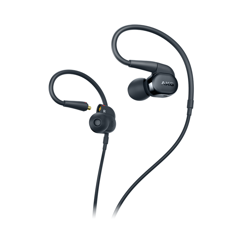 AKG N30 - Black - Hi-Res in-ear headphones with customizable sound - Hero image number null