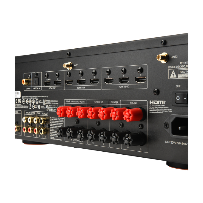 MA7100HP - Black - 7.2-channel 8K High Performance AV Receiver - Detailshot 5 image number null