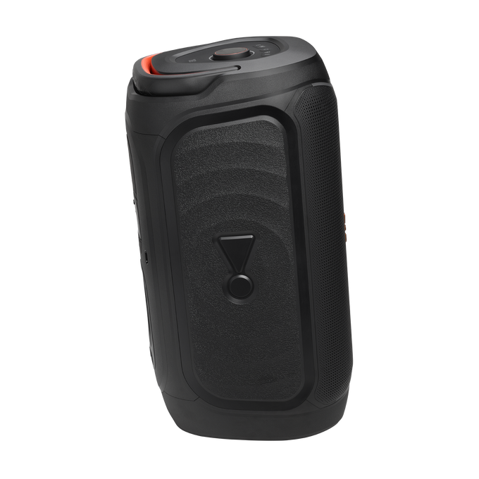 JBL PartyBox 130 - Black - Portable party speaker with JBL legendary sound, a dynamic lightshow and a foldable ergonomic handle - Left image number null
