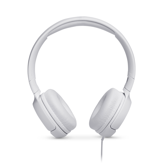 JBL Tune 500 - White - Wired on-ear headphones - Front image number null
