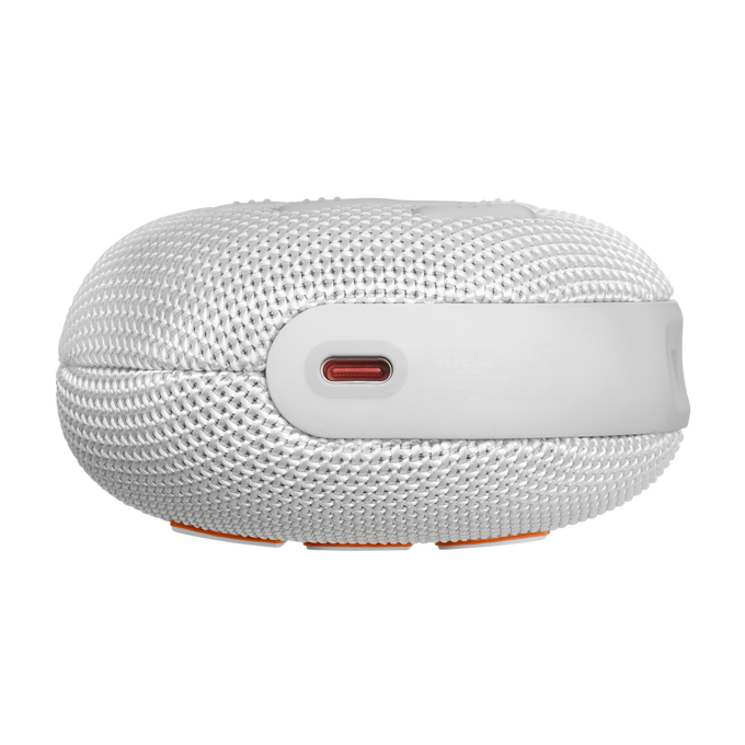 JBL Clip 5 - White CSTM - Ultra-portable waterproof speaker - Bottom image number null