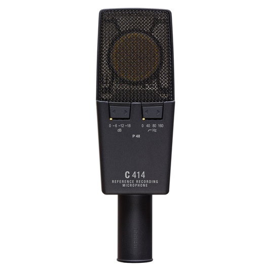 C414 XLS - Black - Reference multipattern 
condenser microphone - Back image number null