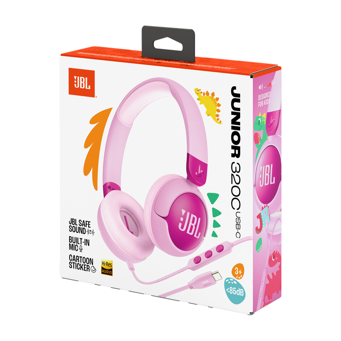JBL Junior 320C - Purple - Wired on-ear kids headphones - Detailshot 15 image number null