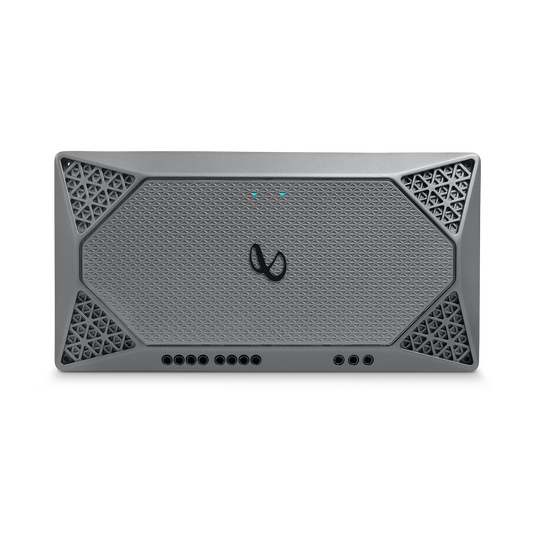 Infinity Marine M704A - Silver - Multi-element high-performance, 4-channel amplifier - Detailshot 1 image number null