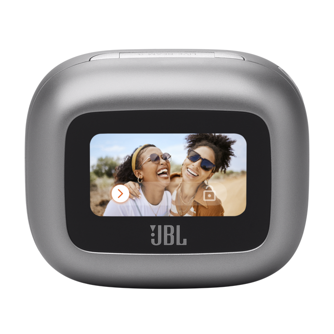 JBL Live Beam 3 - Silver - True wireless noise-cancelling closed-stick earbuds - Detailshot 2 image number null