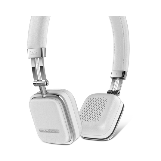 Soho Wireless - White - Premium, on-ear headset with simplified Bluetooth® connectivity. - Detailshot 1 image number null