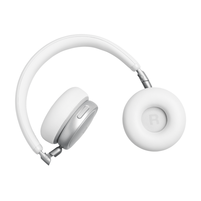 JBL Live 680NC - White - Wireless on-ear Noise Cancelling headphones - Detailshot 2 image number null