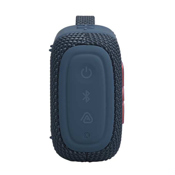 JBL Go 5 - Blue - Ultra-portable waterproof and drop-proof speaker with JBL legendary sound and ambient edge lighting - Right image number null