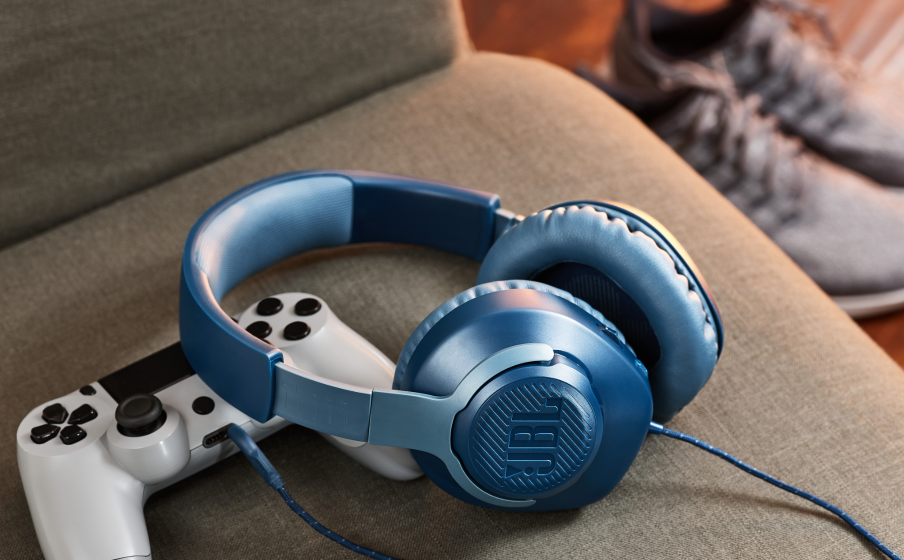 JBL Quantum 100 Casque gaming filaire circum-aural avec micro amovible 