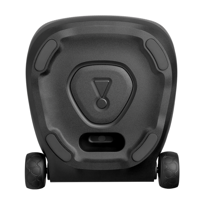 JBL PartyBox 330 - Black - Portable party speaker with JBL legendary sound, futuristic lighting, a telescopic handle and wide wheels. - Bottom image number null