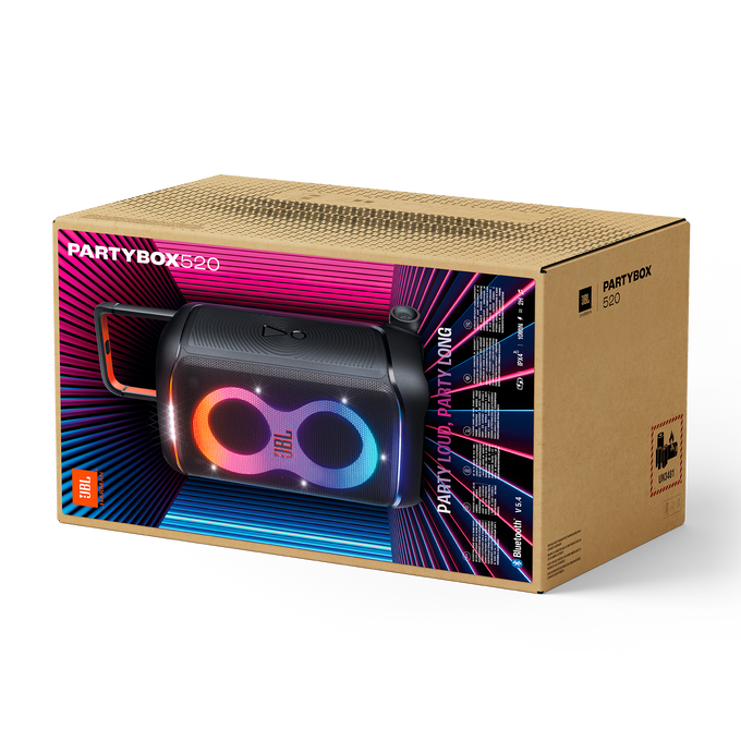 JBL PartyBox 520 - Black - Portable battery-powered party speaker with powerful and loud sound - Detailshot 9 image number null