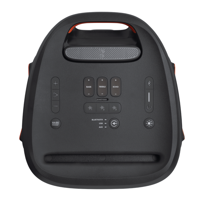 JBL Partybox 310 - Black - Portable party speaker with dazzling lights and powerful JBL Pro Sound - Top image number null