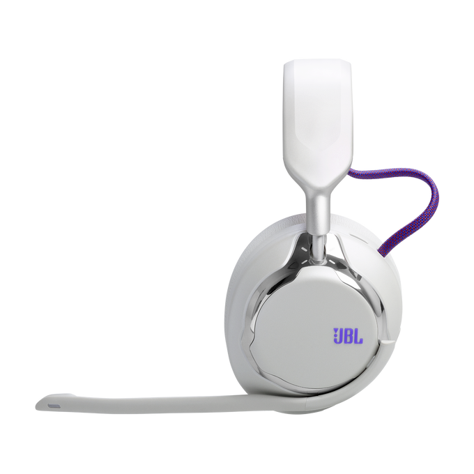 JBL Quantum 950 - White - Wireless multiplatform gaming headset with adaptive Noise Cancelling - Back image number null