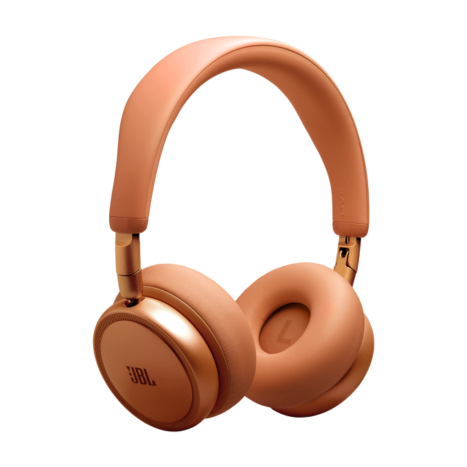 JBL Live 680NC - Orange - Wireless on-ear Noise Cancelling headphones - Detailshot 1 image number null