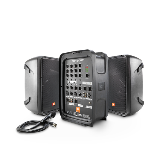 JBL EON208P | Portable 8 in. 2-Way PA with Powered 8-Channel JBL EON208P | Portable 8 in. 2-Way PA with Powered 8-Channel