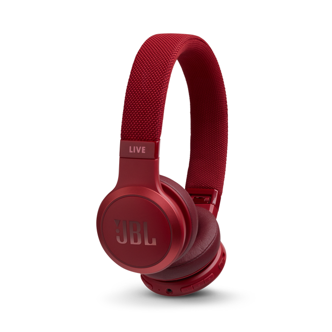 JBL LIVE 400BT - Red - Your Sound, Unplugged - Hero image number null