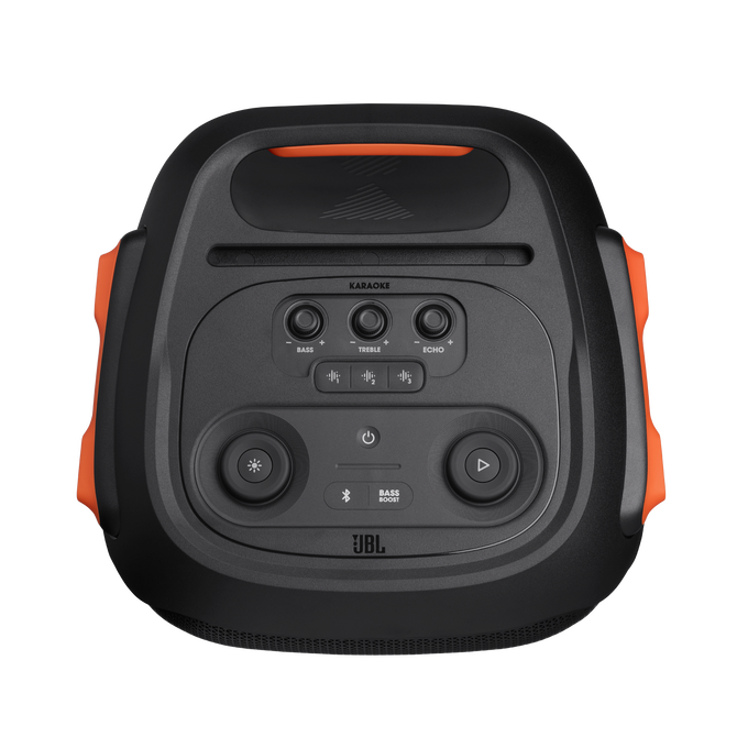 JBL Partybox 710 - Black - Party speaker with 800W RMS powerful sound, built-in lights and splashproof design. - Top image number null