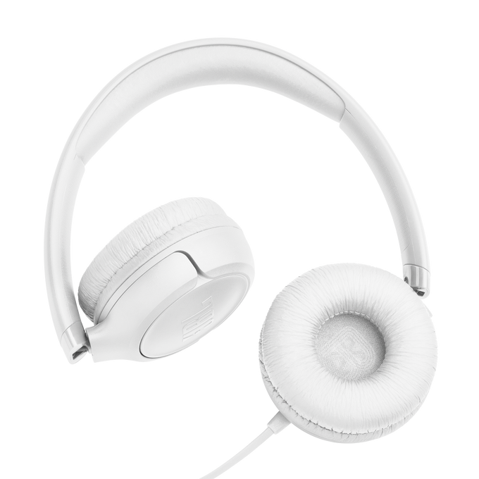 JBL Tune 530 Wired - White - Wired on-ear headphones - Detailshot 1 image number null