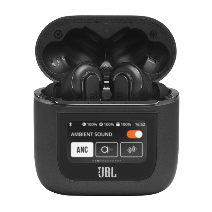 JBL Tour Pro 2 - Black - True wireless Noise Cancelling earbuds - Detailshot 5 image number null