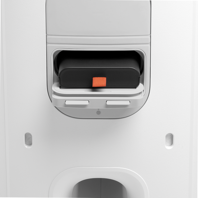 JBL PartyBox 330 - White - Portable party speaker with JBL legendary sound, futuristic lighting, a telescopic handle and wide wheels. - Detailshot 2 image number null