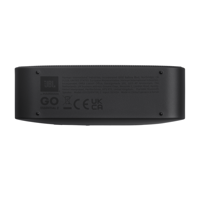 JBL Go Essential 2 Personalized - Black CSTM - Portable Waterproof Speaker - Bottom image number null