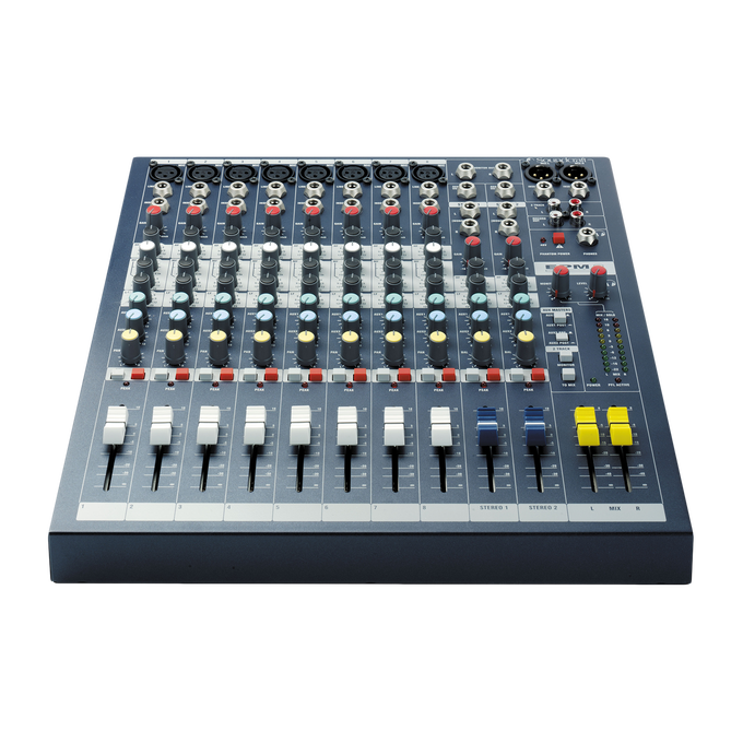 EPM8 - Dark Blue - A multipurpose mixer that carries the hallmarks of Soundcraft’s professional heritage. - Detailshot 1 image number null