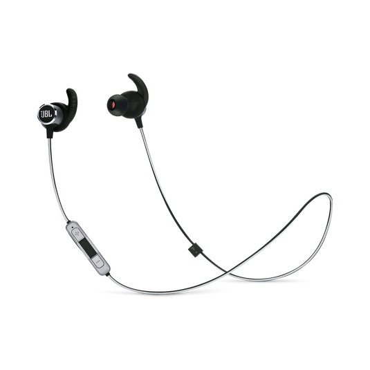 JBL REFLECT MINI 2 - Black - Lightweight Wireless Sport Headphones - Hero image number null