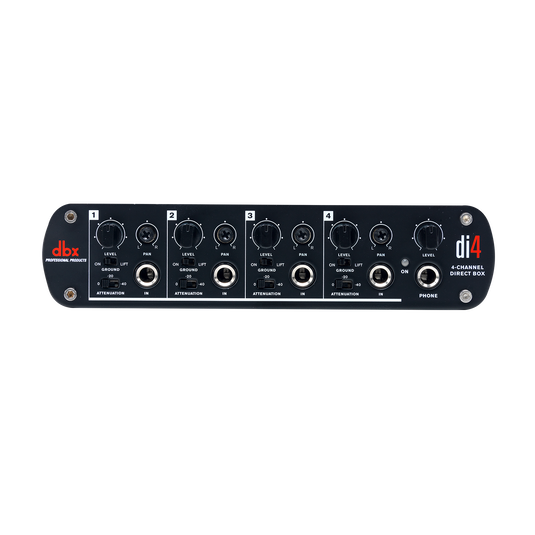 DI4 Active 4 Channel Direct Box with Line Mixer