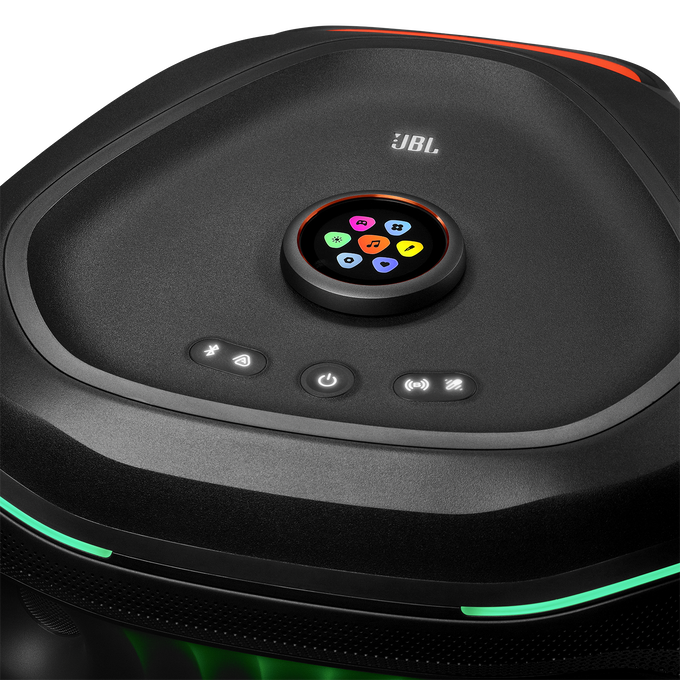 JBL PartyBox Ultimate 2 - Black - The loudest and fiercest party speaker with 1500 watts of JBL legendary sound and a full-panel immersive lightshow - Top image number null