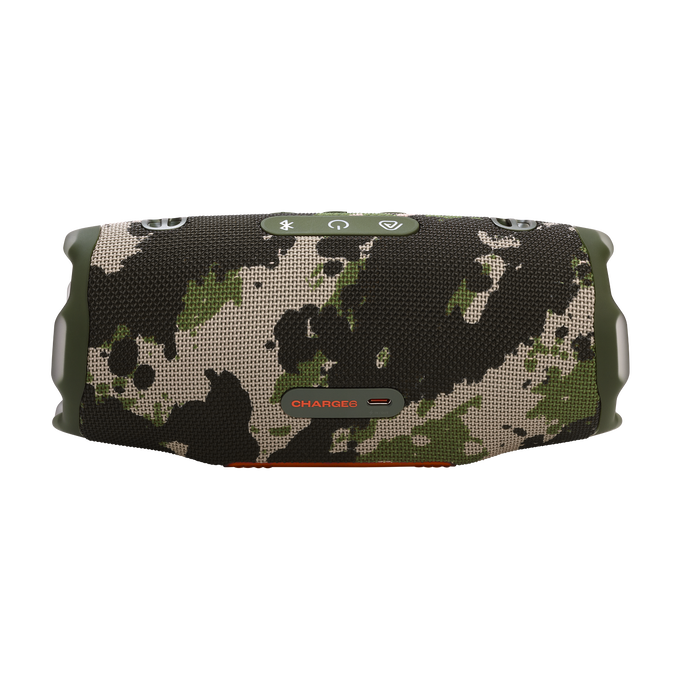 JBL Charge 6 - Squad - Portable waterproof and drop-proof Bluetooth speaker - Back image number null