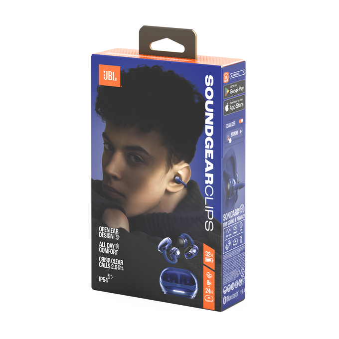 JBL Soundgear Clips - Blue - True wireless open-ear headphones - Detailshot 15 image number null