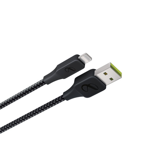 InstantConnect USB-A to Lightning - Black - Charging cable for iPhone® and iPad® - Detailshot 2 image number null