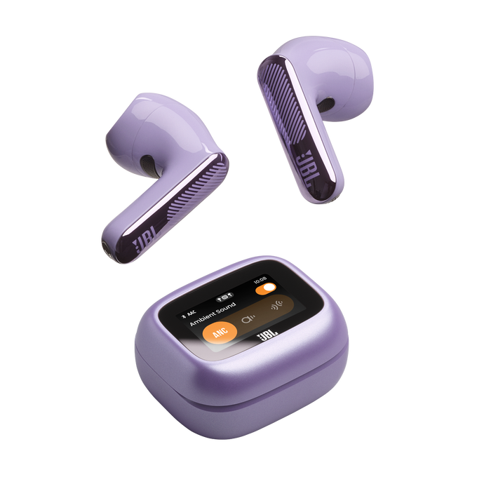 JBL Live Flex 4 - Purple - True wireless Noise Cancelling earbuds - Top image number null