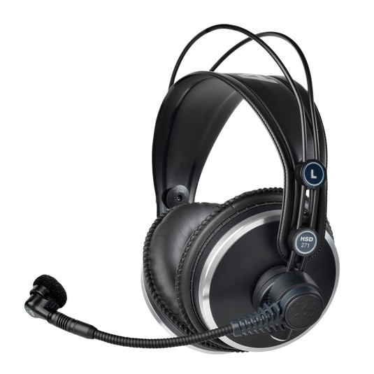 HSD271 - Black - Professional over-ear headset with dynamic microphone - Hero image number null