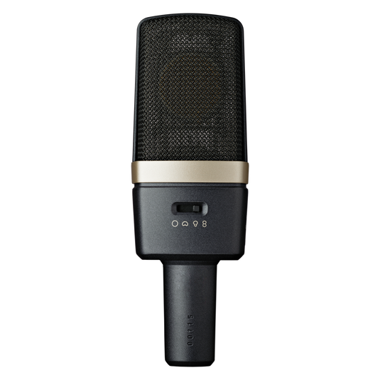C314 - Black - Professional multi-pattern condenser microphone - Back image number null