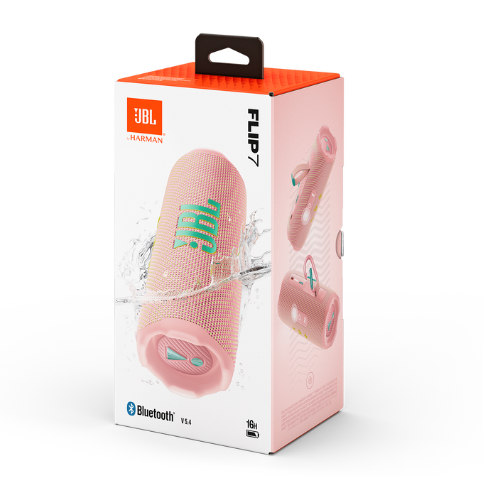 JBL Flip 7 - Pink - Portable waterproof and drop-proof  speaker - Detailshot 9 image number null