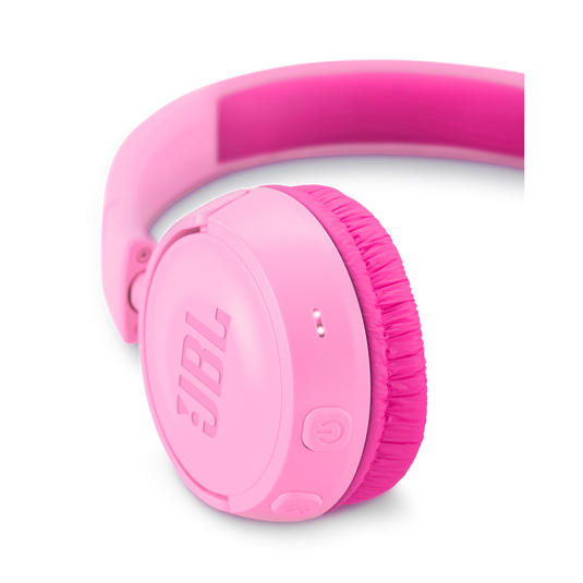 JBL JR300BT - Pink - Kids Wireless on-ear headphones - Detailshot 2 image number null