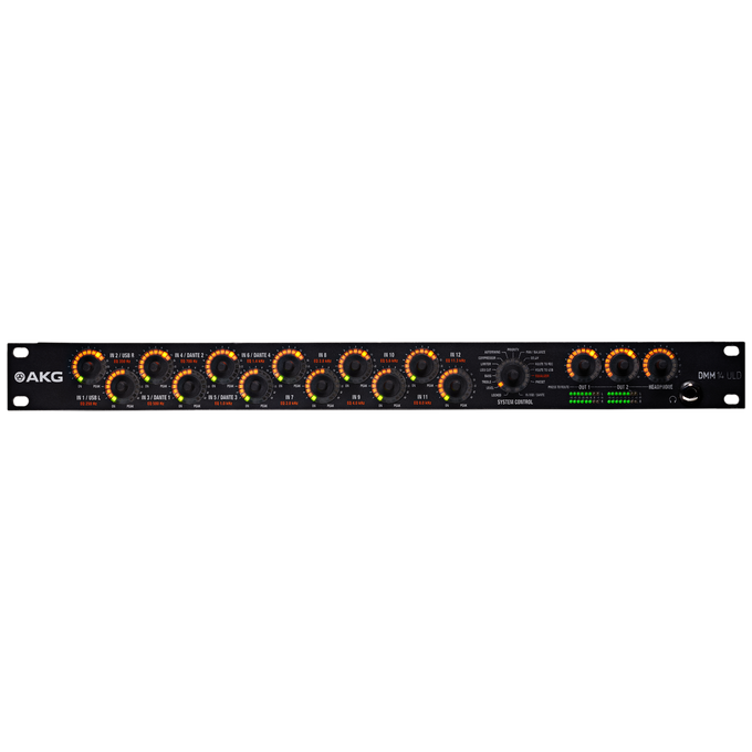 DMM14 ULD - Black - Reference digital automatic microphone mixer w/DANTE - Hero image number null