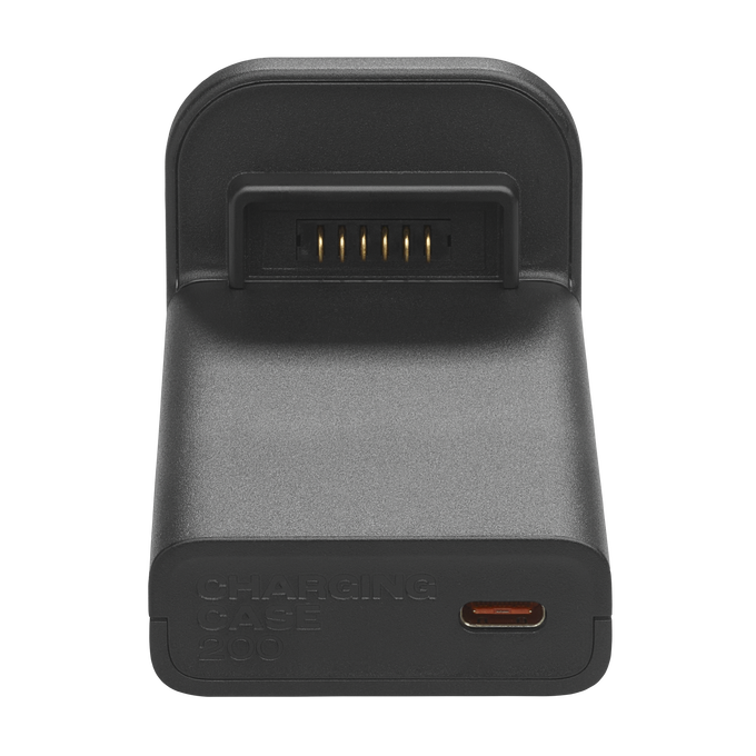 JBL Battery 200 with Charging Case - Black - An easy-to-replace spare battery with charging case - Back image number null