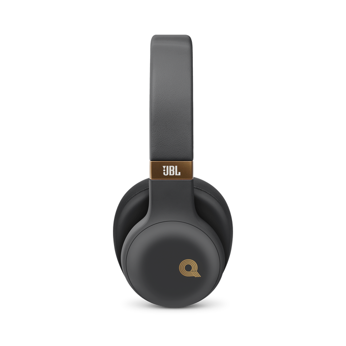 JBL E55BT Quincy Edition - Space Gray - Wireless over-ear headphones with Quincy’s signature sound. - Detailshot 1 image number null