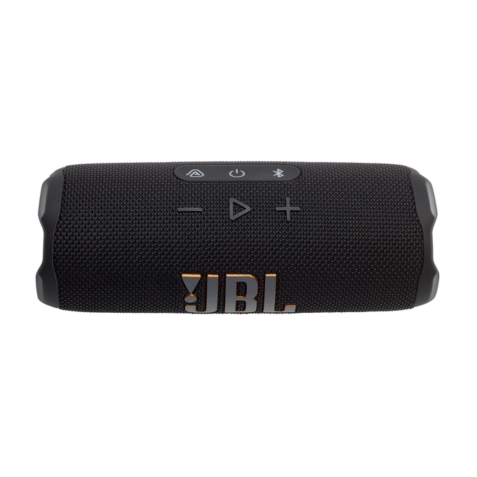 JBL Flip 7 Tomorrowland - Black - Portable waterproof and drop-proof speaker designed by JBL x Tomorrowland - Top image number null