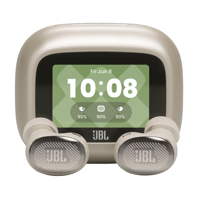 JBL Live Buds 4 - Sand - True wireless Noise Cancelling earbuds - Hero image number null
