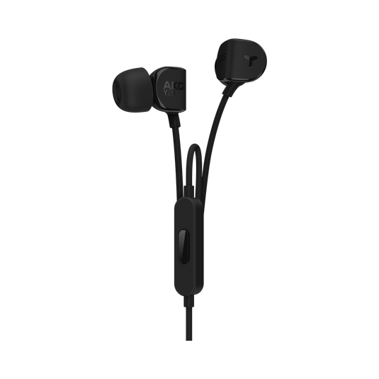 Y20U - Black - Signature AKG in-ear stereo headphone that takes your calls - Hero image number null