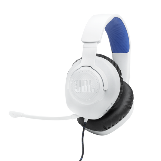 JBL Quantum 100N Cuffie Gaming Over-Ear - Microfono Rimovibile, Compatibile Multi-Piattaforma - Design Nintendo Blu/Rosso - Foto 6
