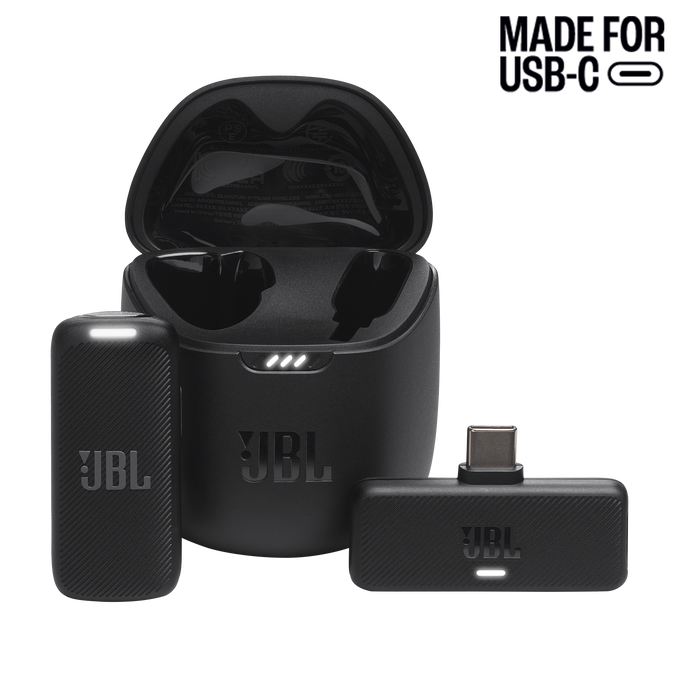 JBL Quantum Stream Wireless USB-C - Black - Wearable wireless streaming microphone - Hero image number null