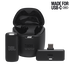 JBL Quantum Stream Wireless USB-C - Black - Wearable wireless streaming microphone - Hero