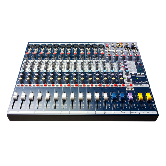 EFX12 - Dark Blue - Compact analogue 12 channel mixer with built in effects - Detailshot 1 image number null